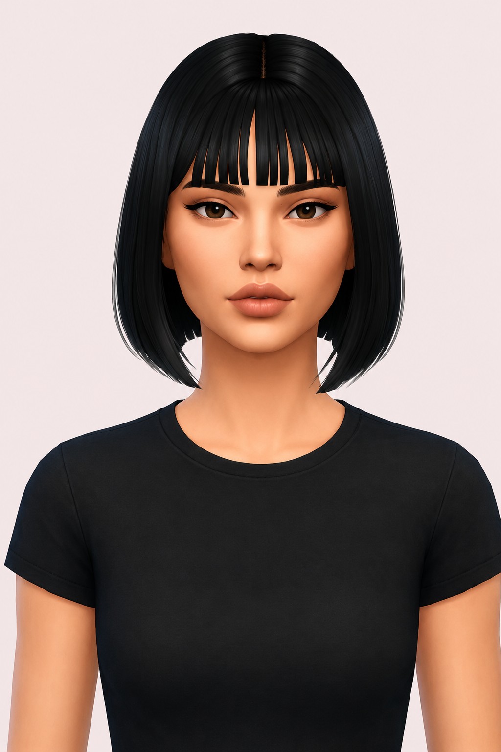 Hinako Hair custom content (CC) for Sims 4 by aharris00britney