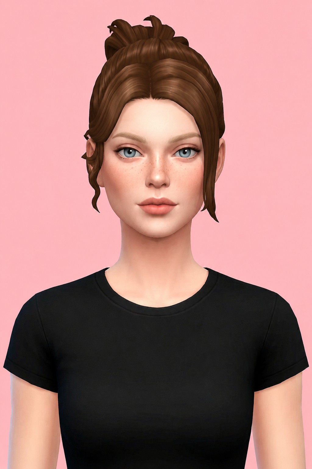 Imani Hair custom content (CC) for Sims 4 by aharris00britney
