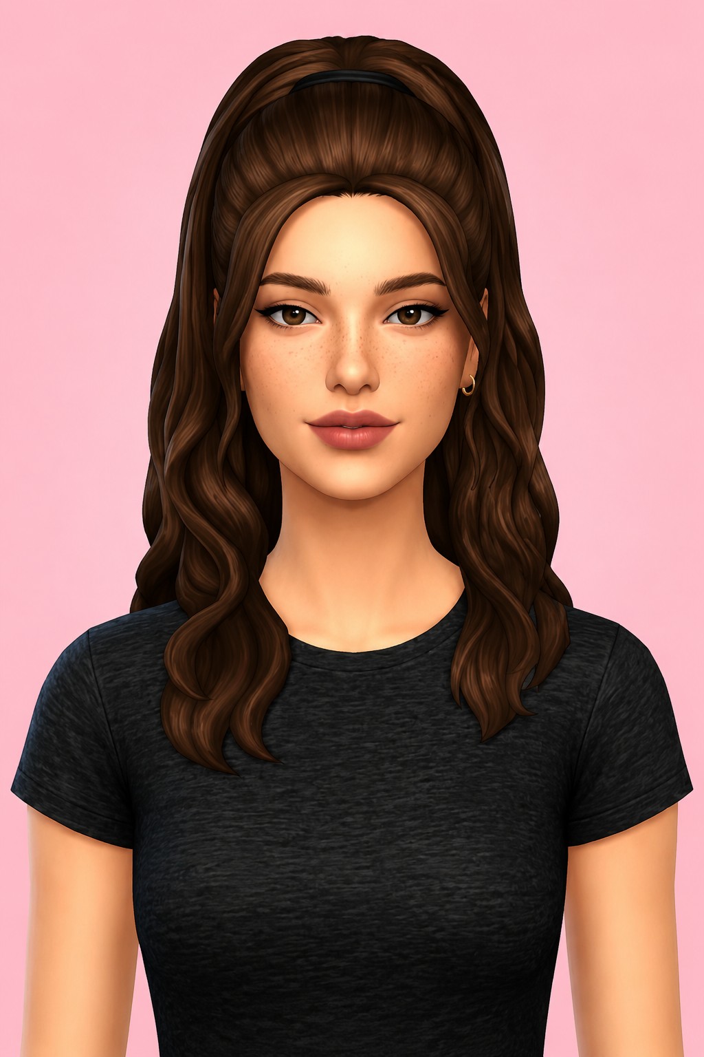 Isabella Hair custom content (CC) for Sims 4 by aharris00britney