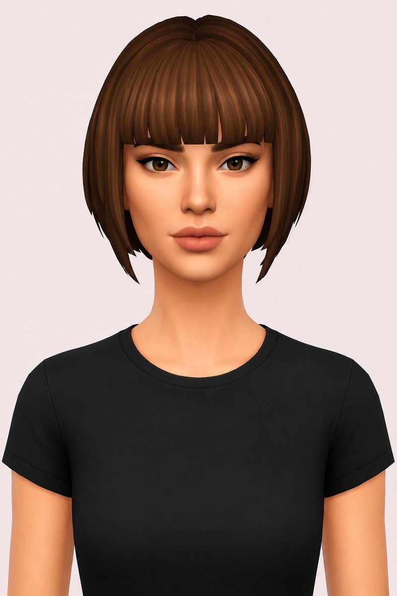 Ivanka Hair custom content (CC) for Sims 4 by aharris00britney