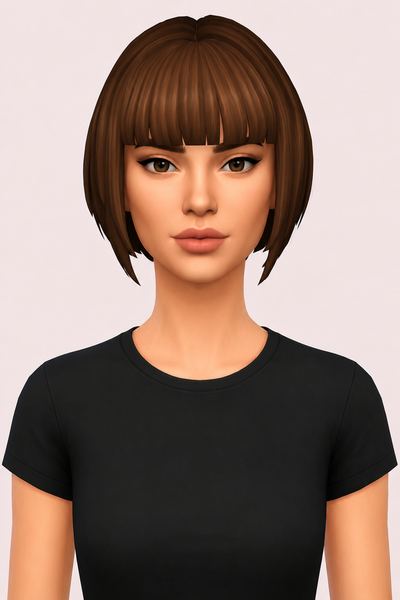 Ivanka Hair custom content (CC) for Sims 4 by aharris00britney