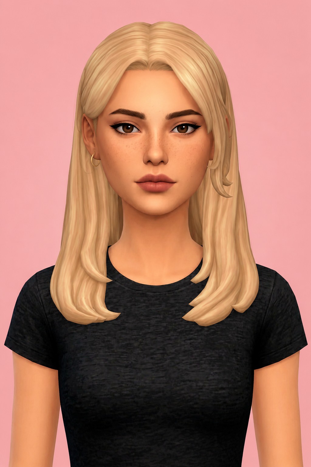 Ivy Hair custom content (CC) for Sims 4 by aharris00britney