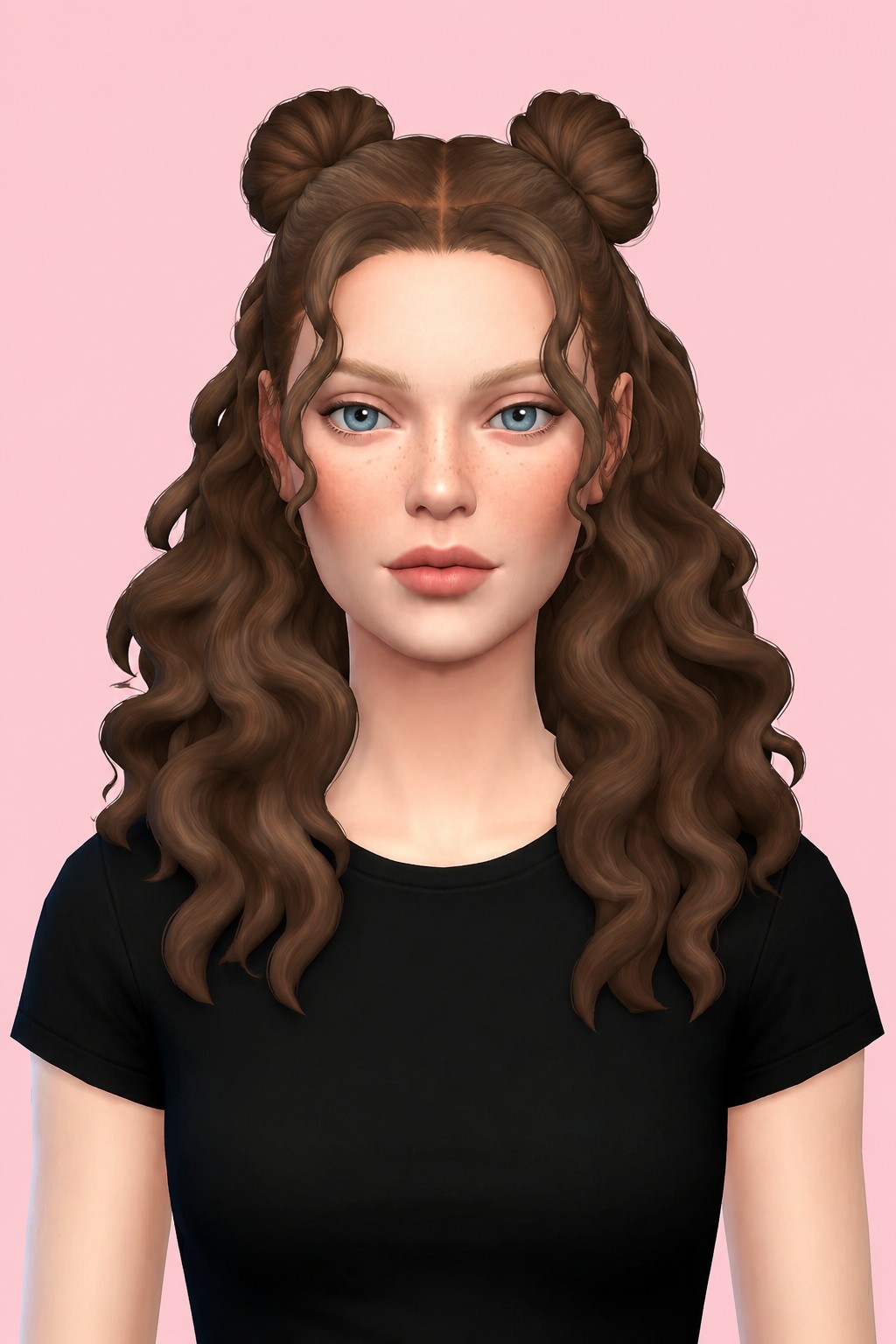 Jaylen Hair custom content (CC) for Sims 4 by aharris00britney