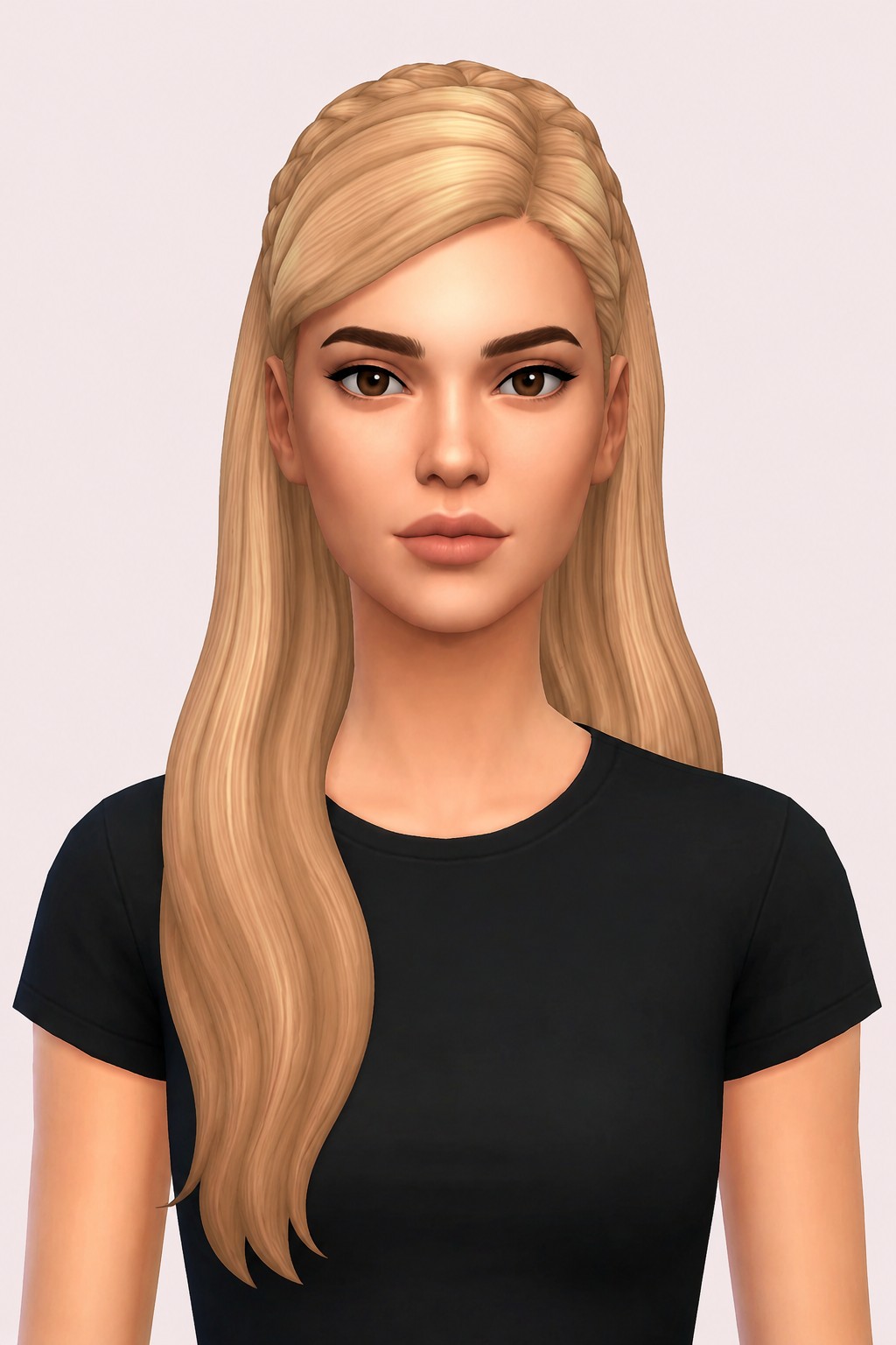 Jewel Hair custom content (CC) for Sims 4 by aharris00britney