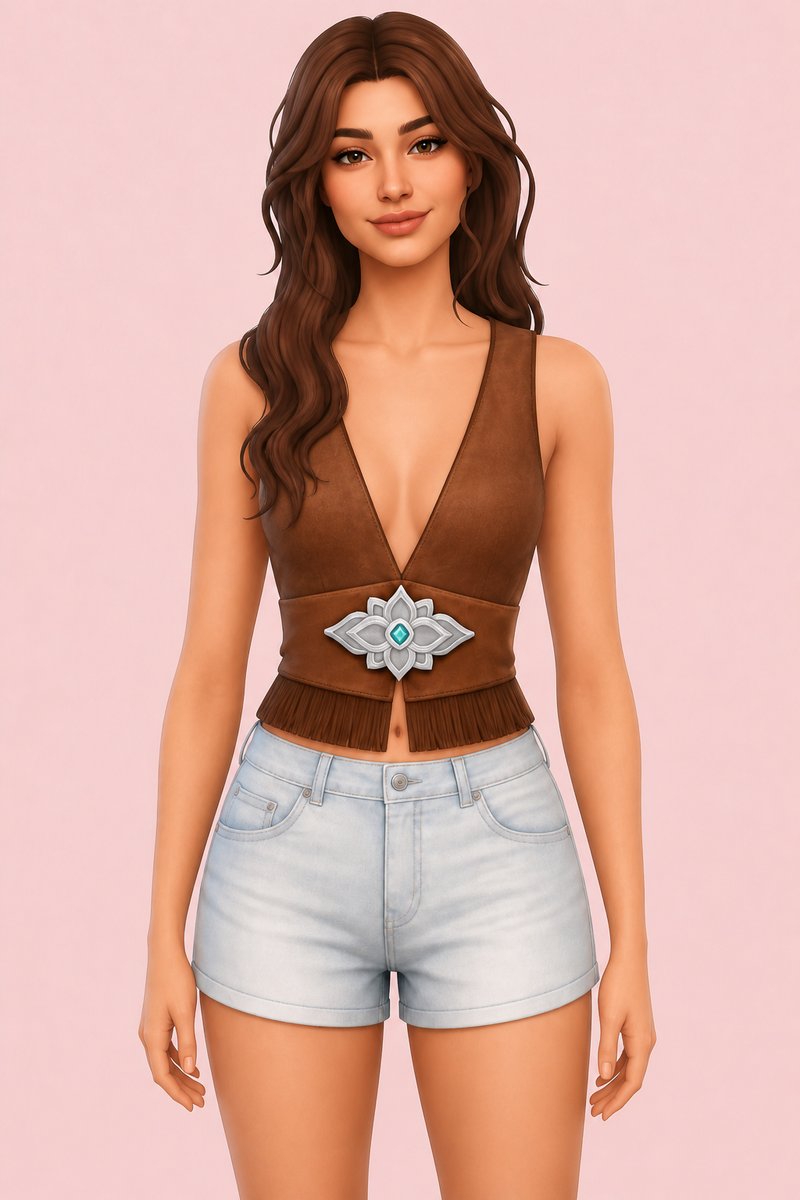 Marina Top custom content (CC) for Sims 4 by huien