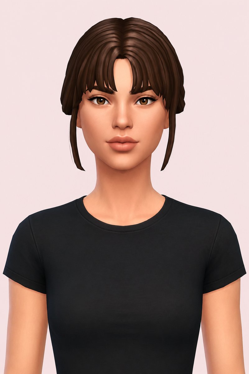 Kafka Hair custom content (CC) for Sims 4 by aharris00britney