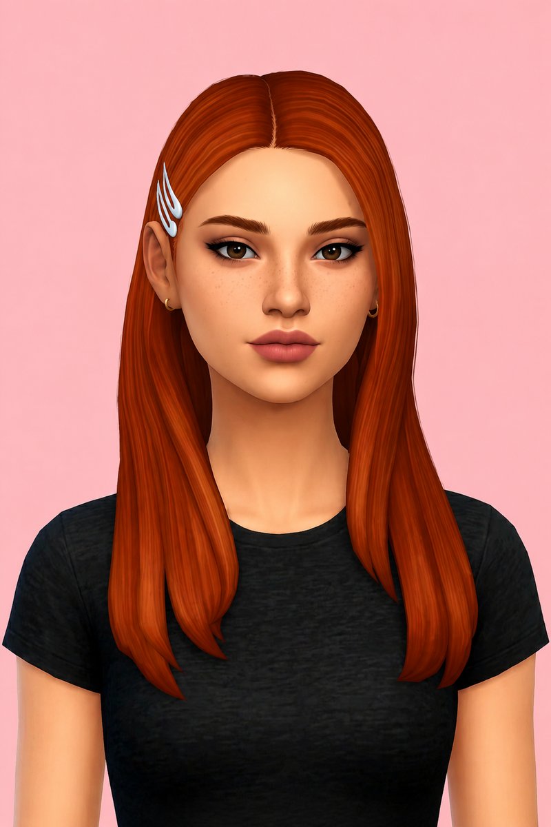 Kali Hair custom content (CC) for Sims 4 by aharris00britney