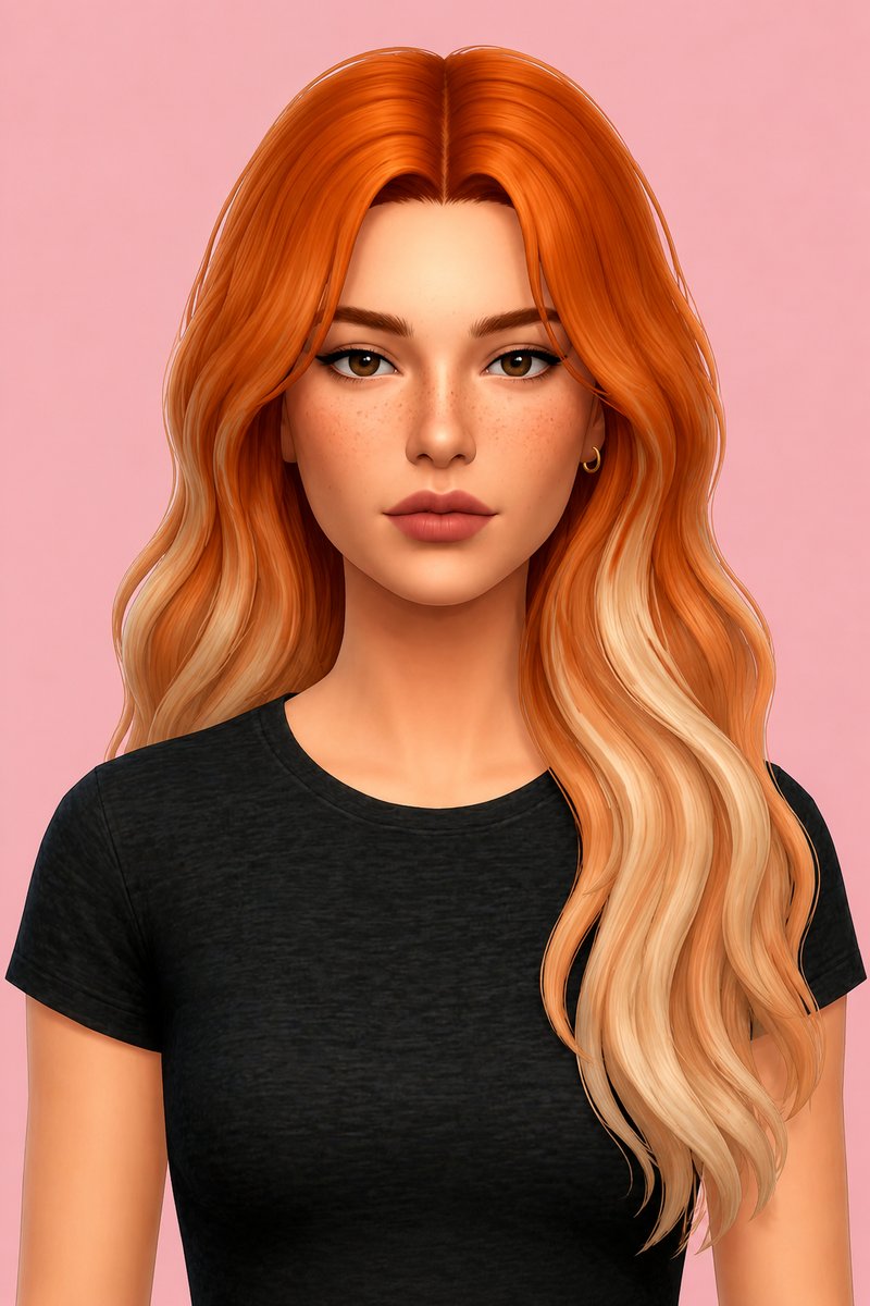 Karma Hair | custom content (CC) for Sims 4 by aharris00britney