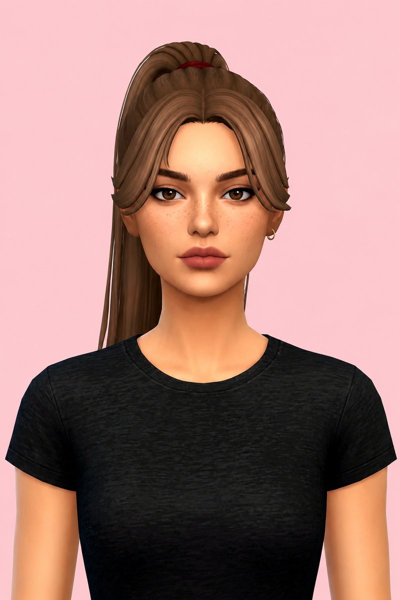 Katie Hairs custom content (CC) for Sims 4 by aharris00britney