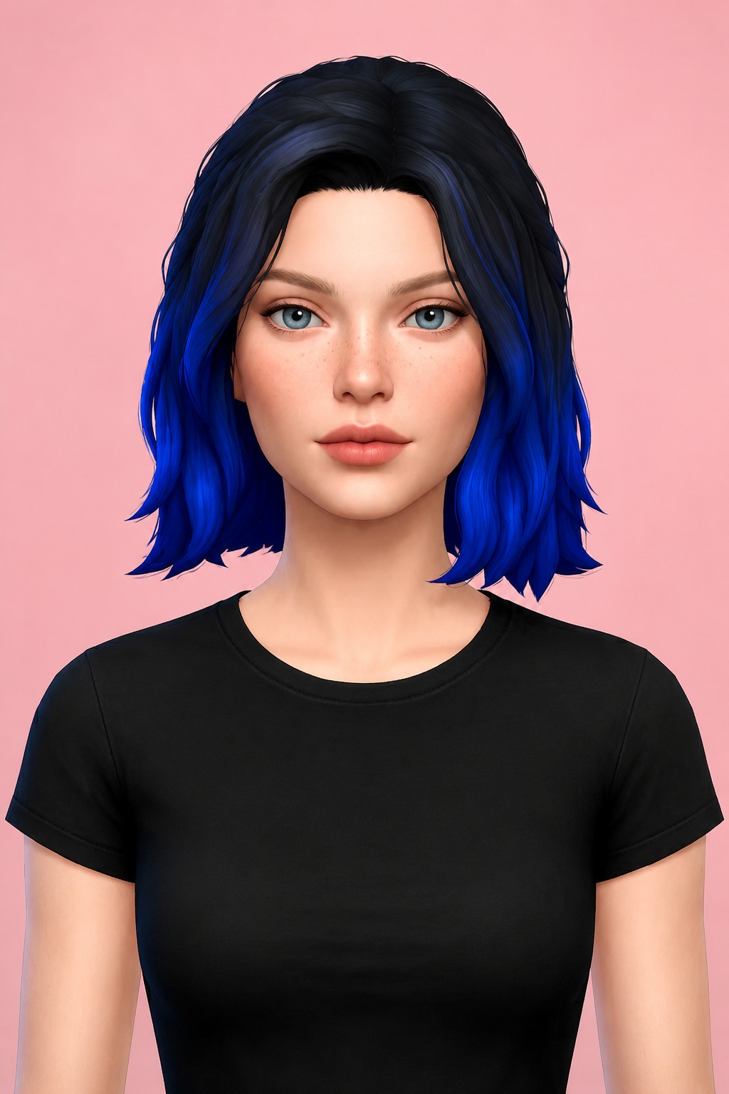 Kelli Hair custom content (CC) for Sims 4 by aharris00britney