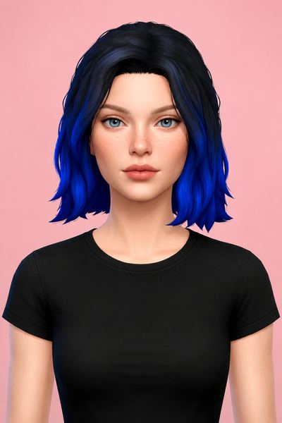 Kelli Hair custom content (CC) for Sims 4 by aharris00britney