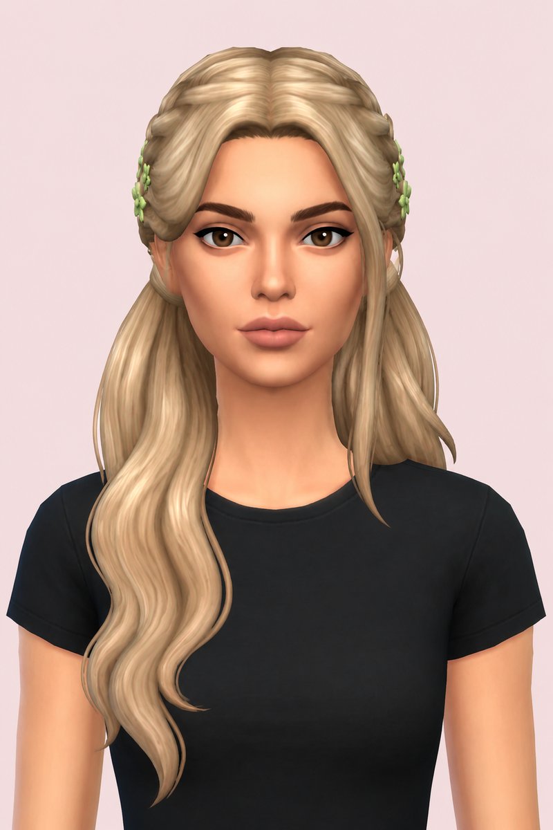 Kimber Hair custom content (CC) for Sims 4 by aharris00britney
