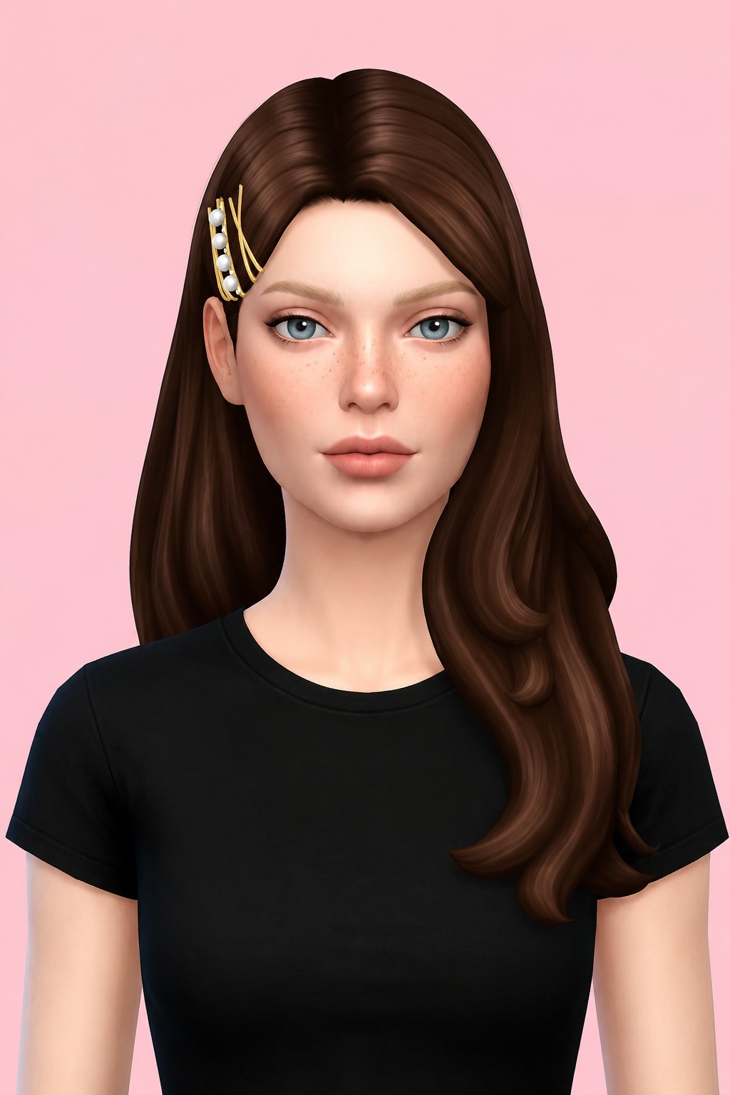 Kimberly Hair custom content (CC) for Sims 4 by aharris00britney